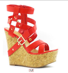 Red perry  wedge