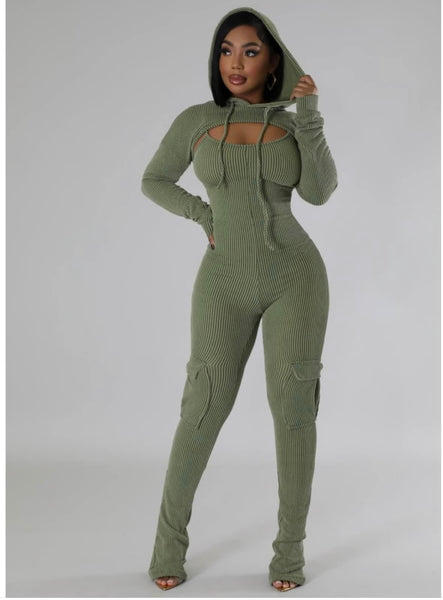 Green certification jumpsuit